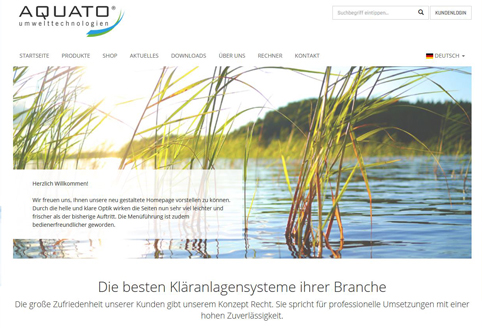 New Website of AQUATO®